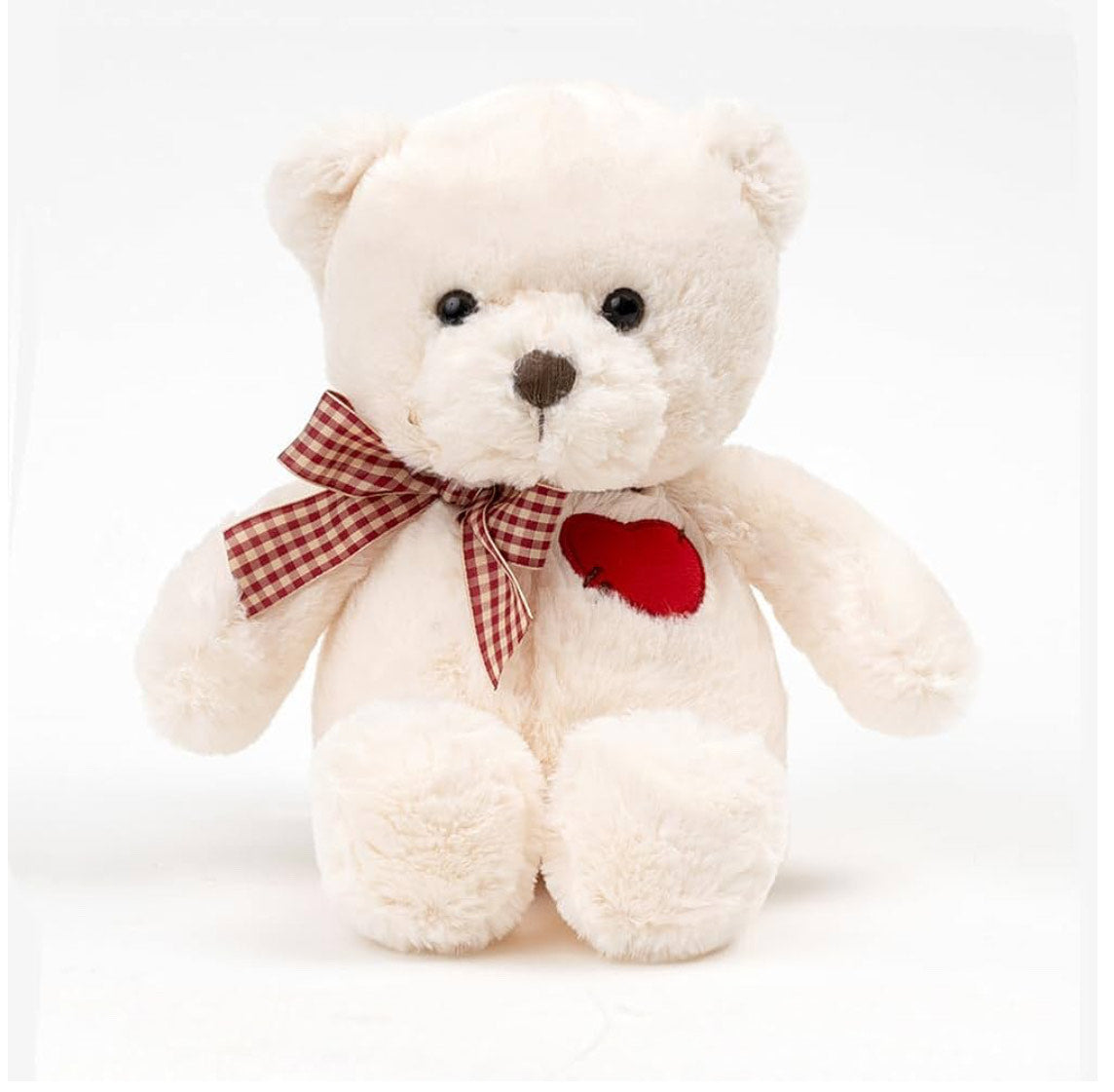 Small Teddy Bear with Cute Heart Stitch