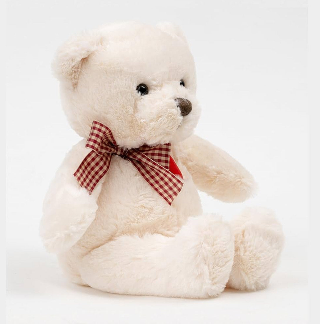 Small Teddy Bear with Cute Heart Stitch