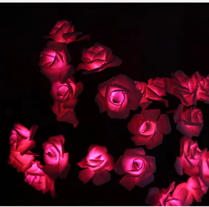 Valentine's Rose LED Lamp
