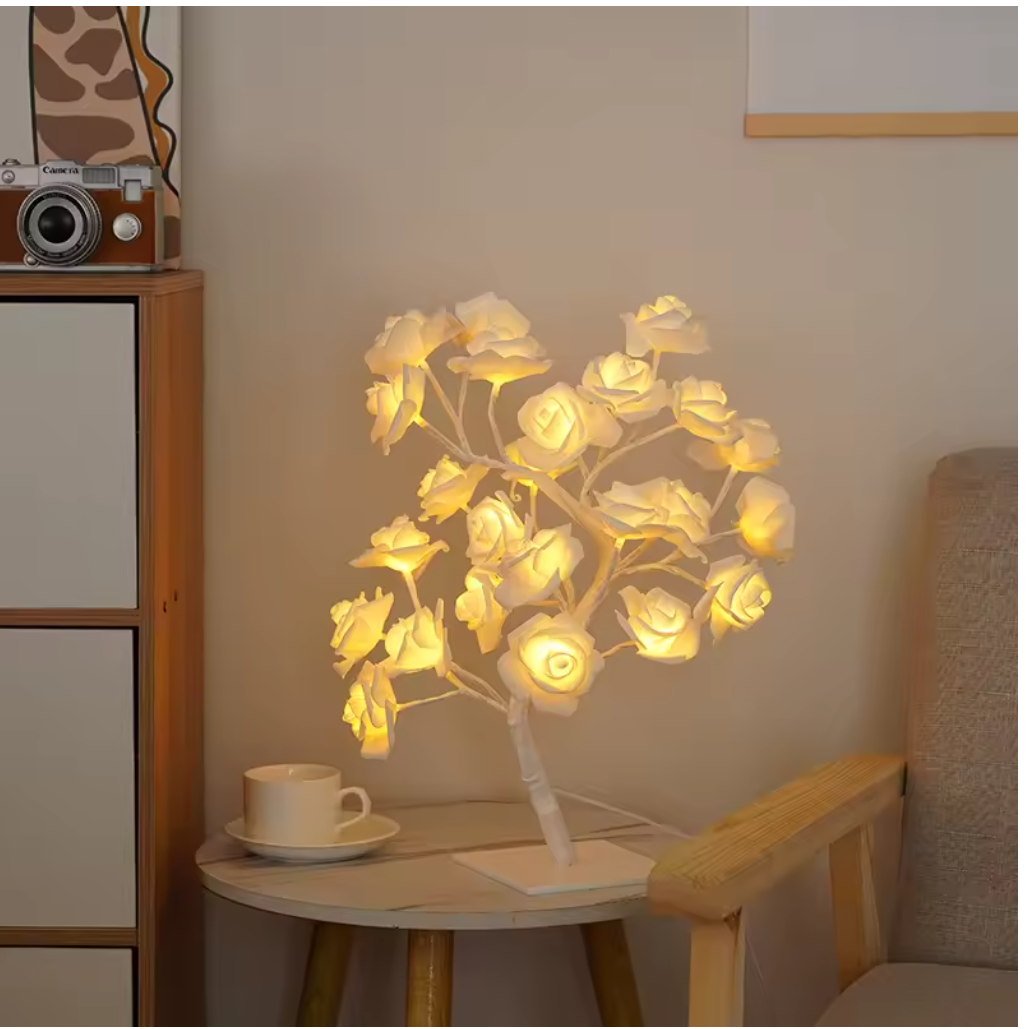 Valentine's Rose LED Lamp